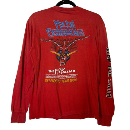 1987 Judas Priest Defenders Tour Long Sleeve Shirt Sz M
