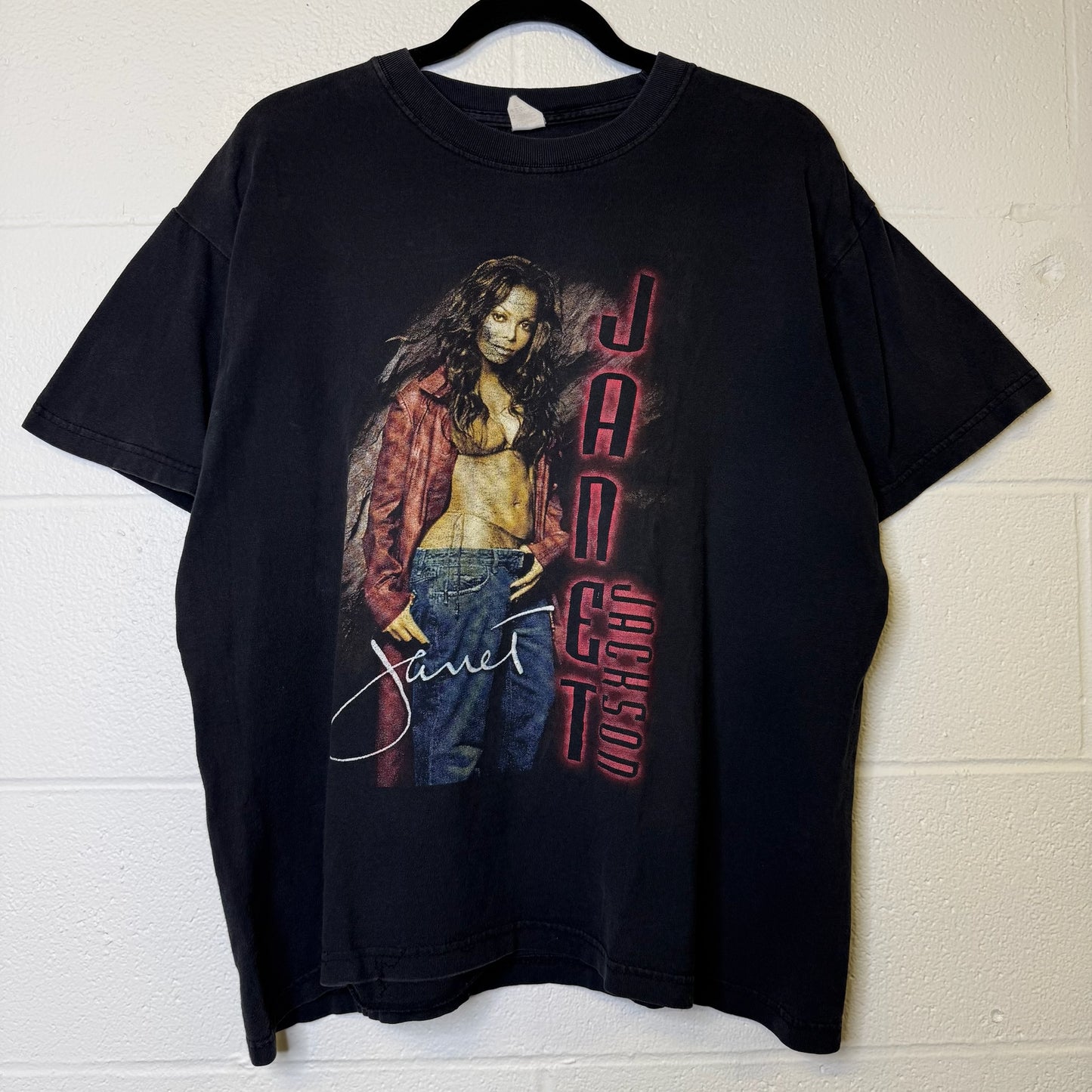 90's Janet Jackson Tour T-Shirt Sz L (B2258)