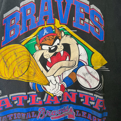 1993 Atlanta Braves Taz MLB T-shirt Sz XL (B2442)