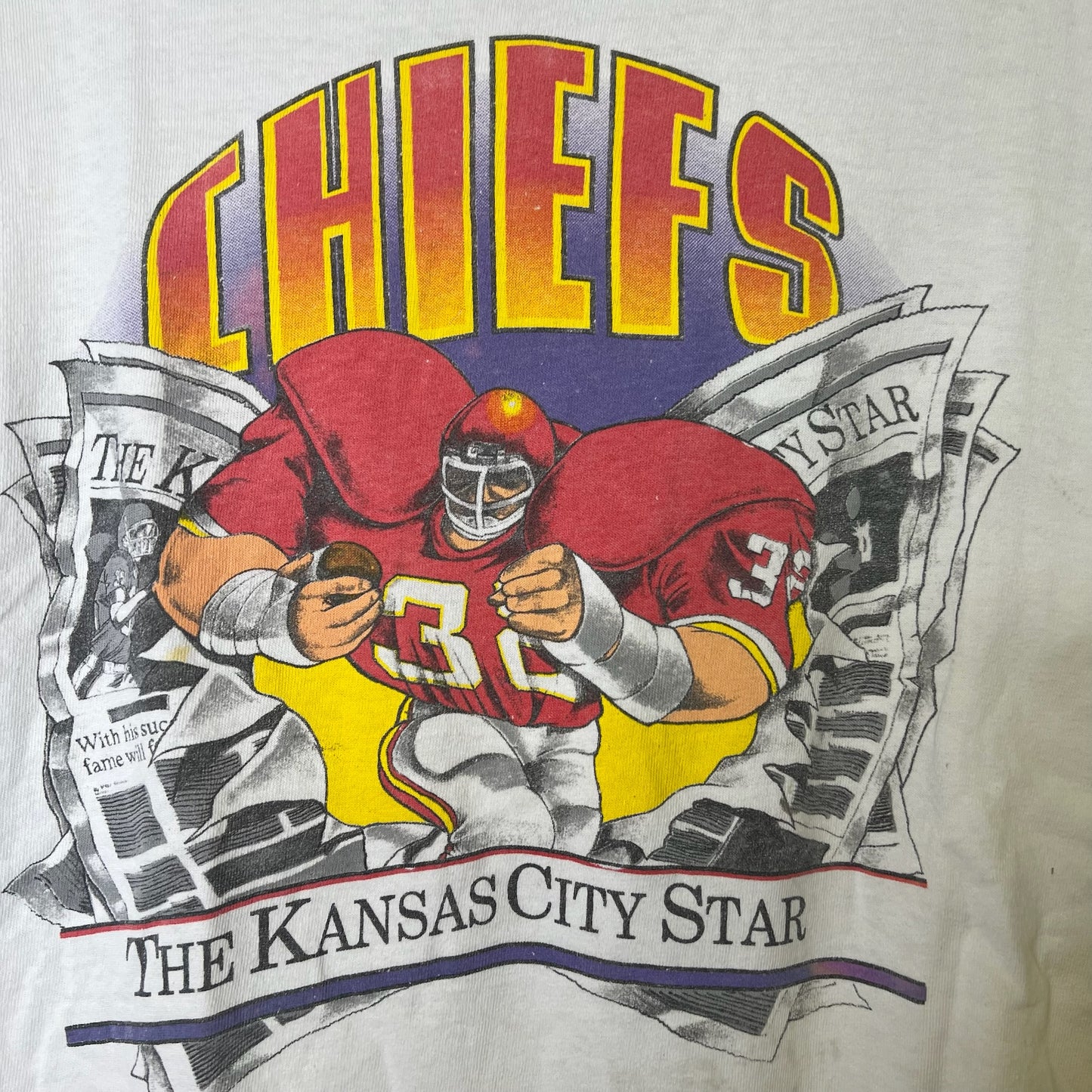 90's Kansas City Chiefs NFL T-shirt Sz XL (B2448)