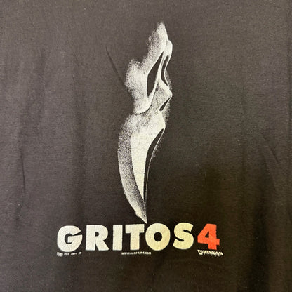 2011 Scream 4 Movie Spanish Promo Gritos 4 Horror T-Shirt (B2930)