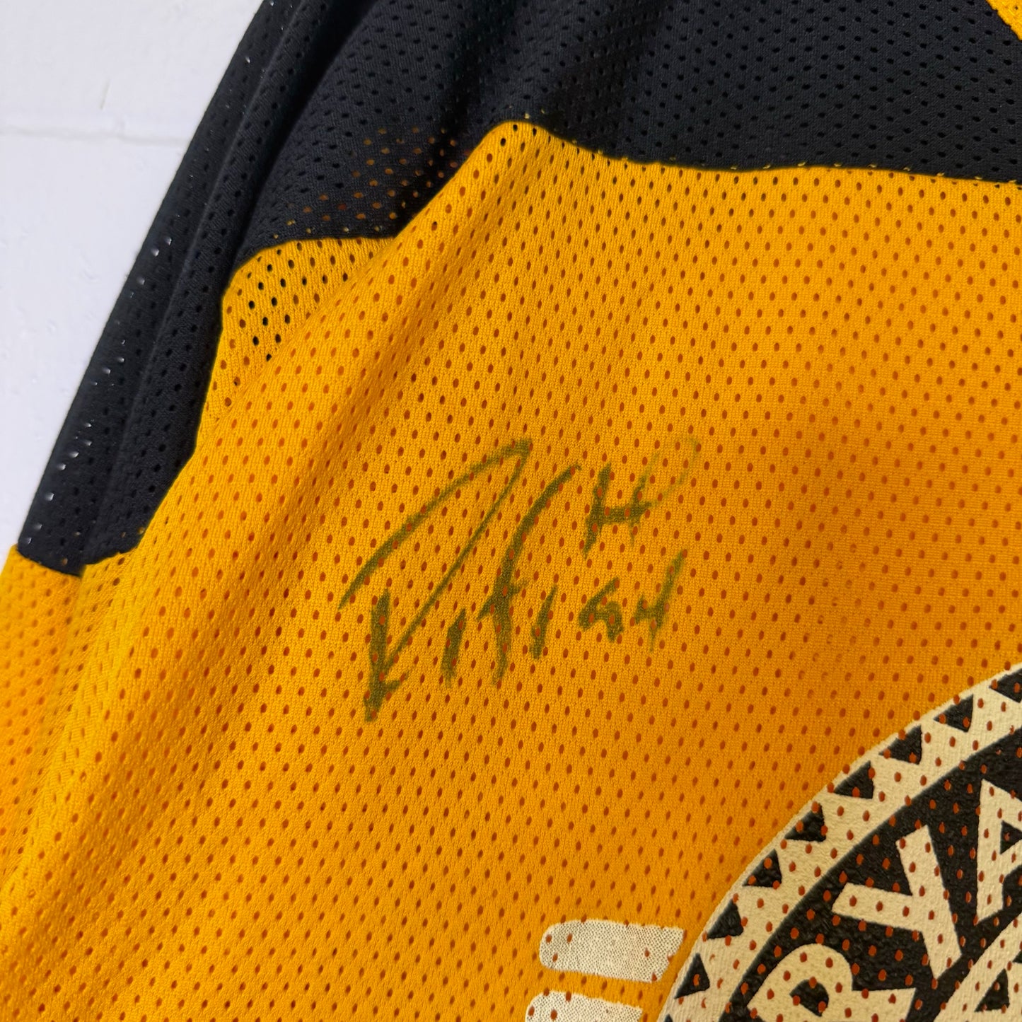 90s Ryan Smyth Hockey School Signed Jersey Sz L (B1792)