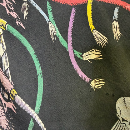 90's Weapon X Liquid Blue Distressed T-Shirt Sz L (B445)