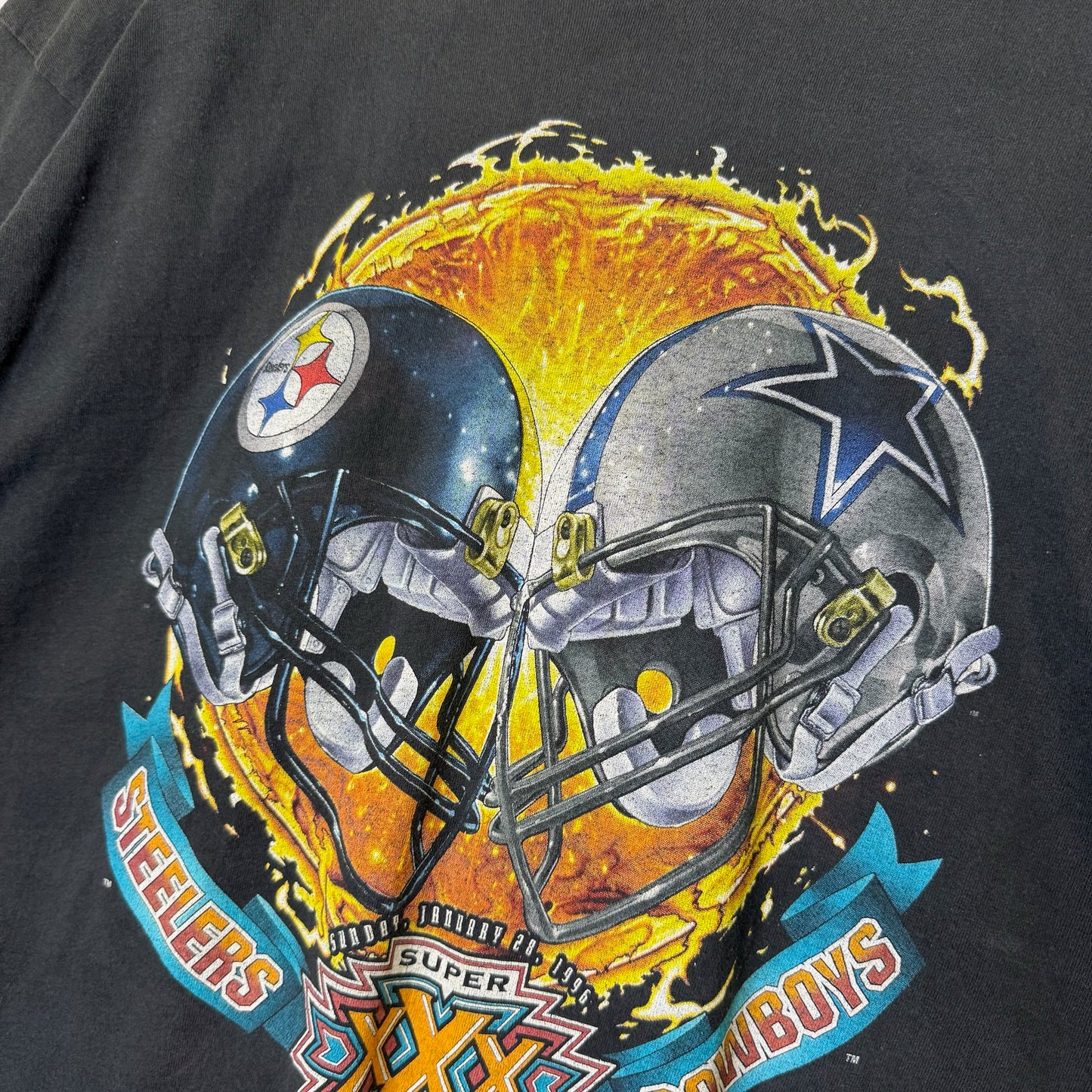 1996 Philadelphia Steelers vs Dallas Cowboys NFL T-Shirt (B2110)