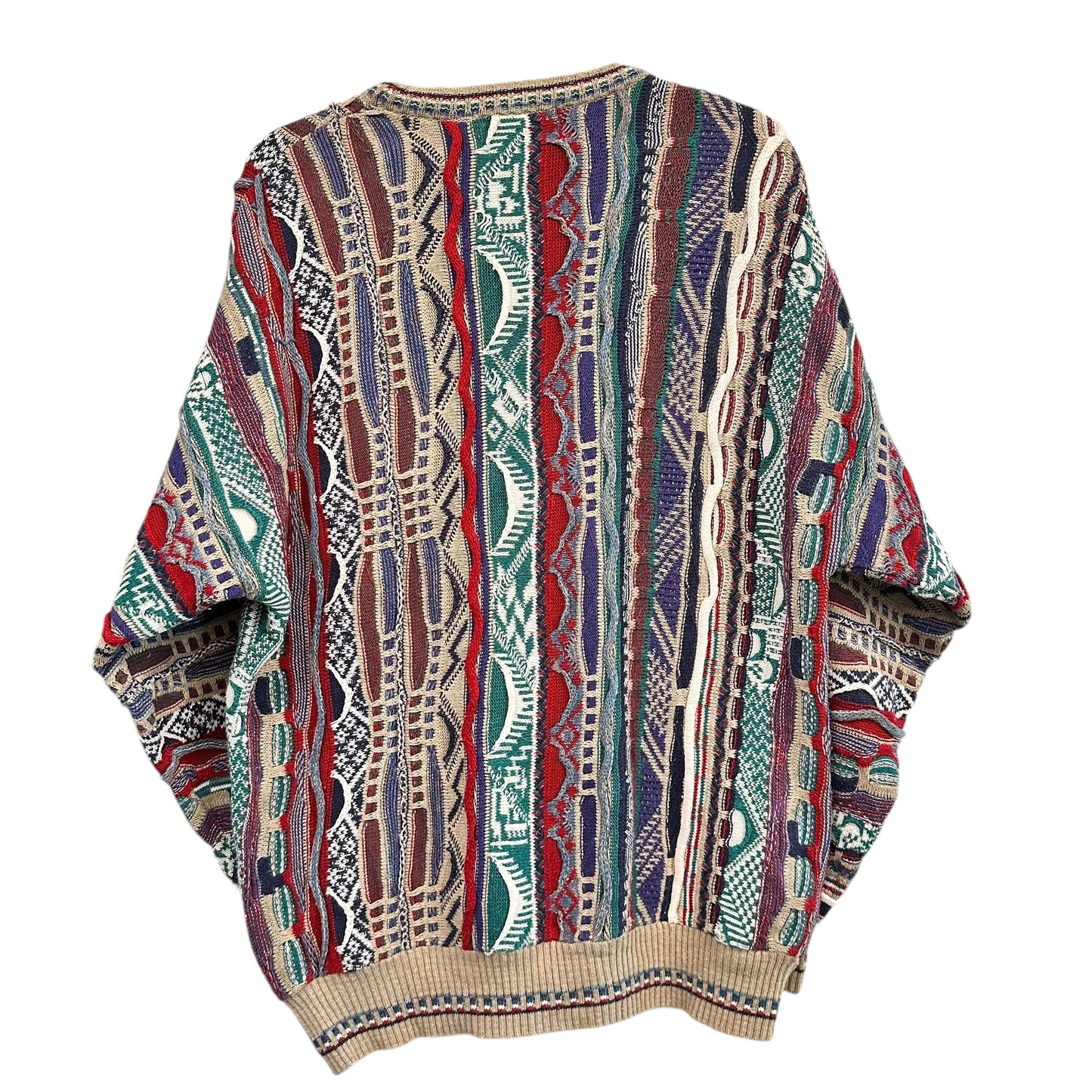 90's Coogi Style by Idea Como Italy Knit Sweater Sz L (A7475)