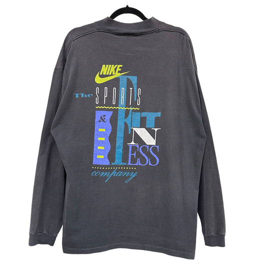 90s Nike "Sports & Fitness Co" Long Sleeve Shirt Sz XL (A4464)