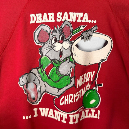 90's Christmas Mouse Crewneck (A1668)