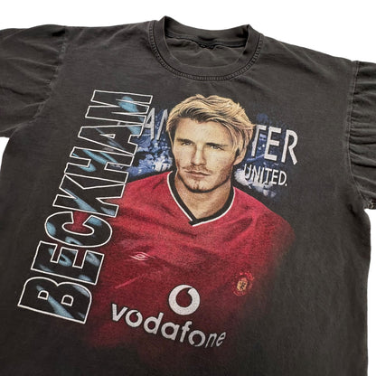 90's David Beckham Manchester United T-Shirt Sz L (A5671)