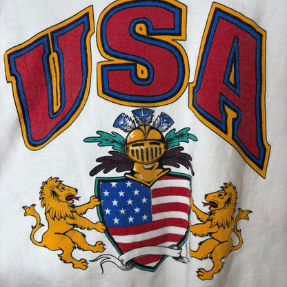 90s USA Crewneck Sz M (A7892)