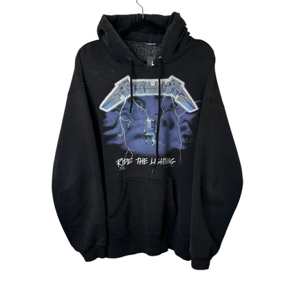 1994 Metallica Ride The Lightning Hoodie Sz L