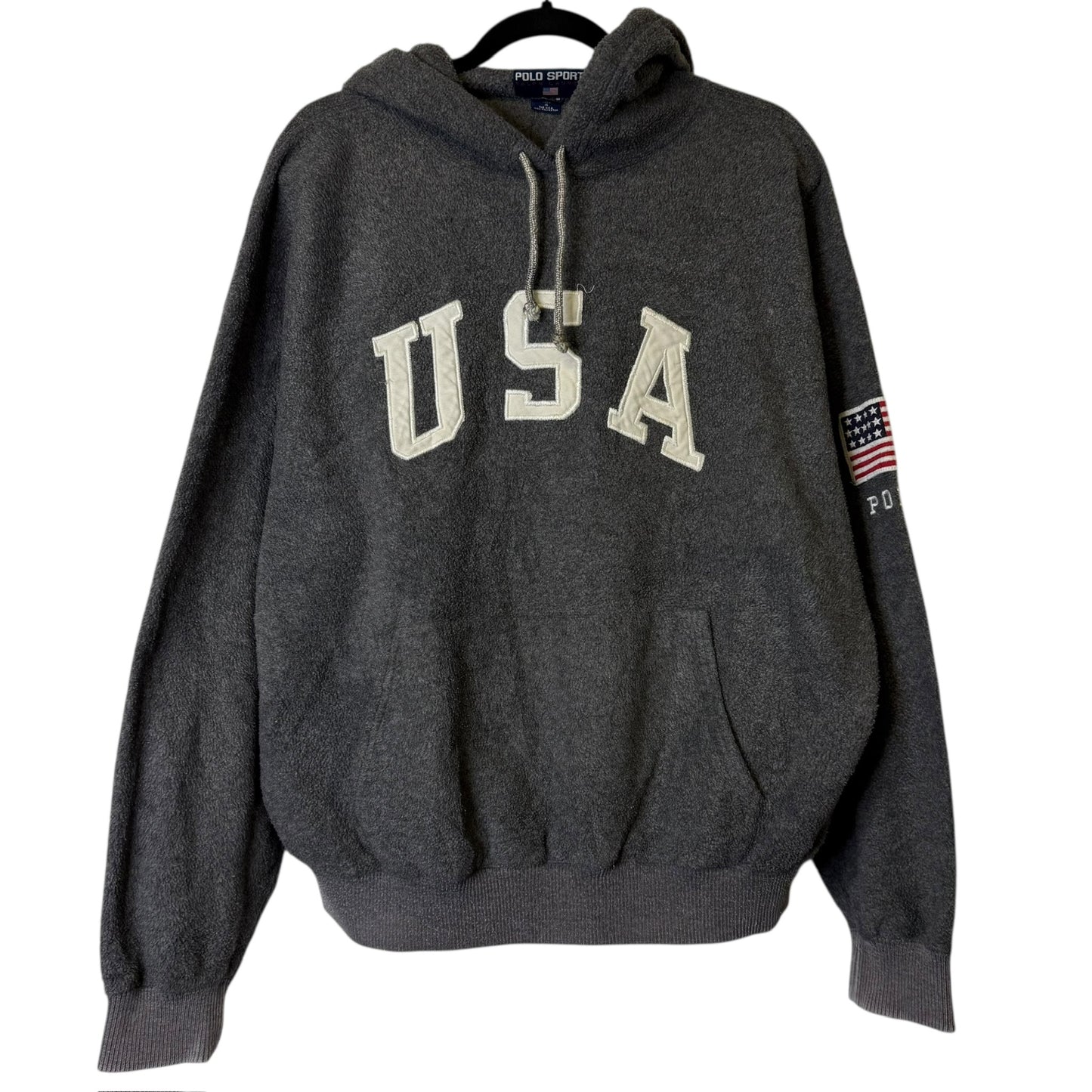 90's Polo Sport USA Hoodie Sz M (B1940)