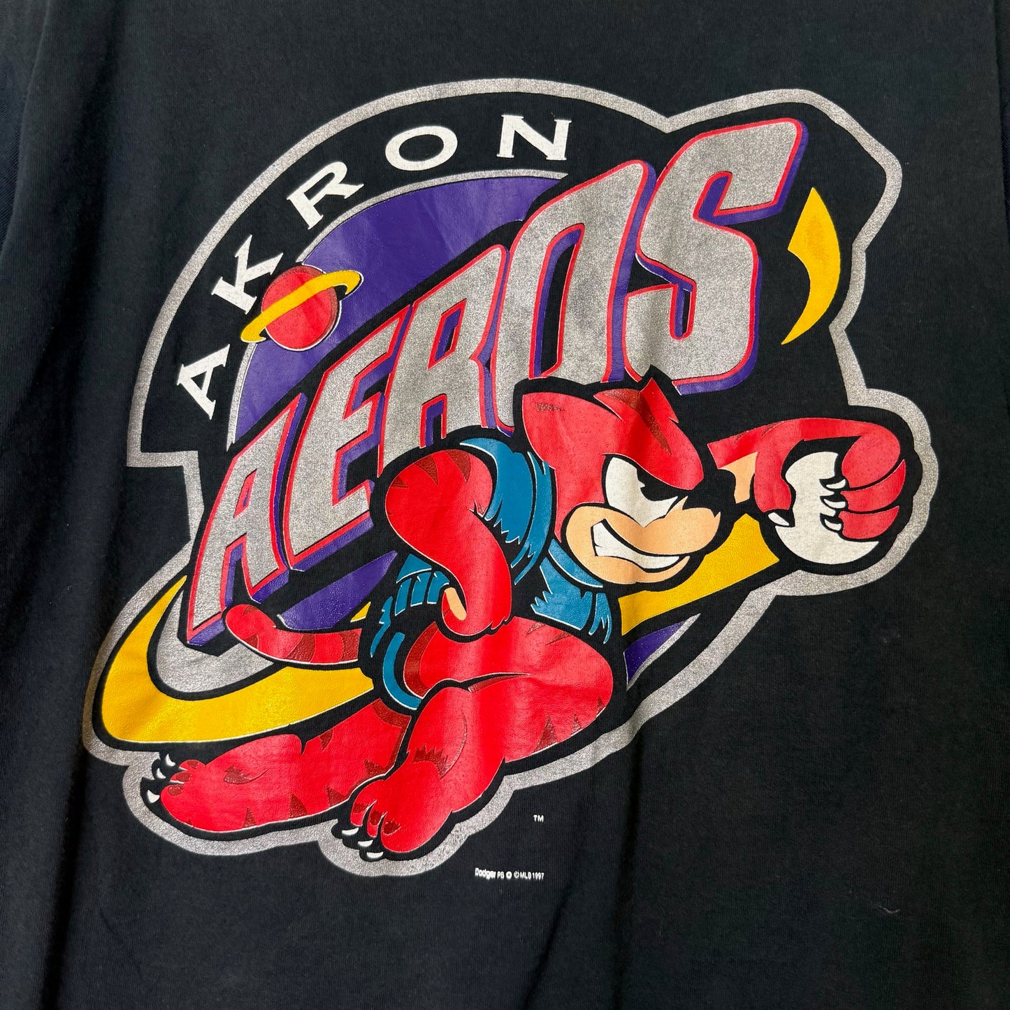 90's Akron Aeros T-shirt Sz L (B1619)