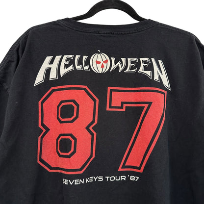 2000s Helloween Seven Keys Tour '87 T-Shirt Sz 2XL (A7542)