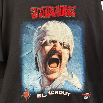 2000s Scorpions Blackout T-Shirt Sz XL (A7533)