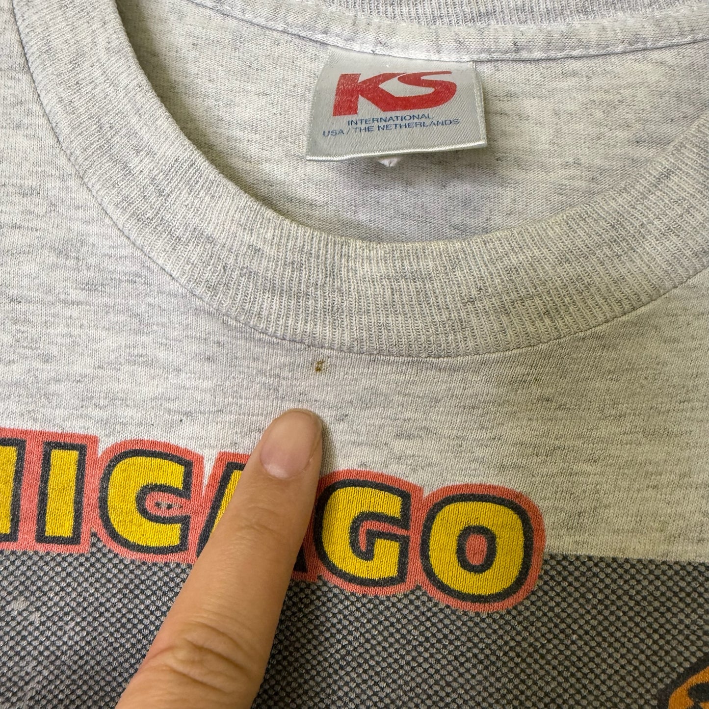 90's Chicago Blackhawks NHL T-shirt Sz L (B1671)