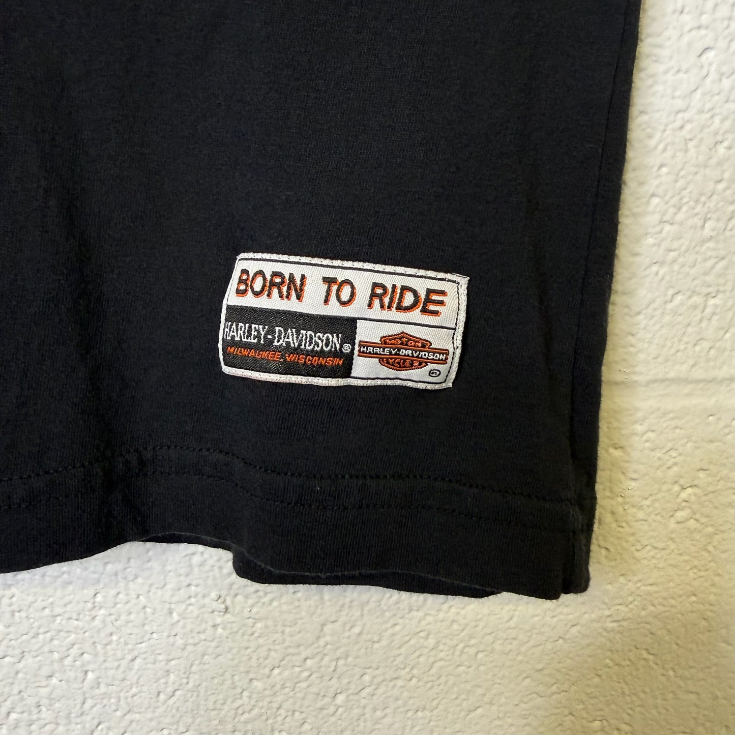 1998 "I don't need your attitude" Harley Davidson T-Shirt Sz L (B1156)