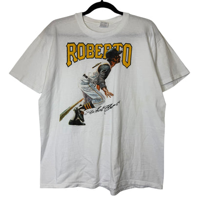 90's Roberto Pittsburg Pirates MLB T-shirt Sz L (B1741)