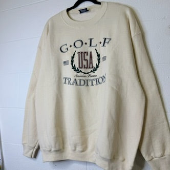 90s USA Golf Traditions Crewneck Sz XL (B2103)