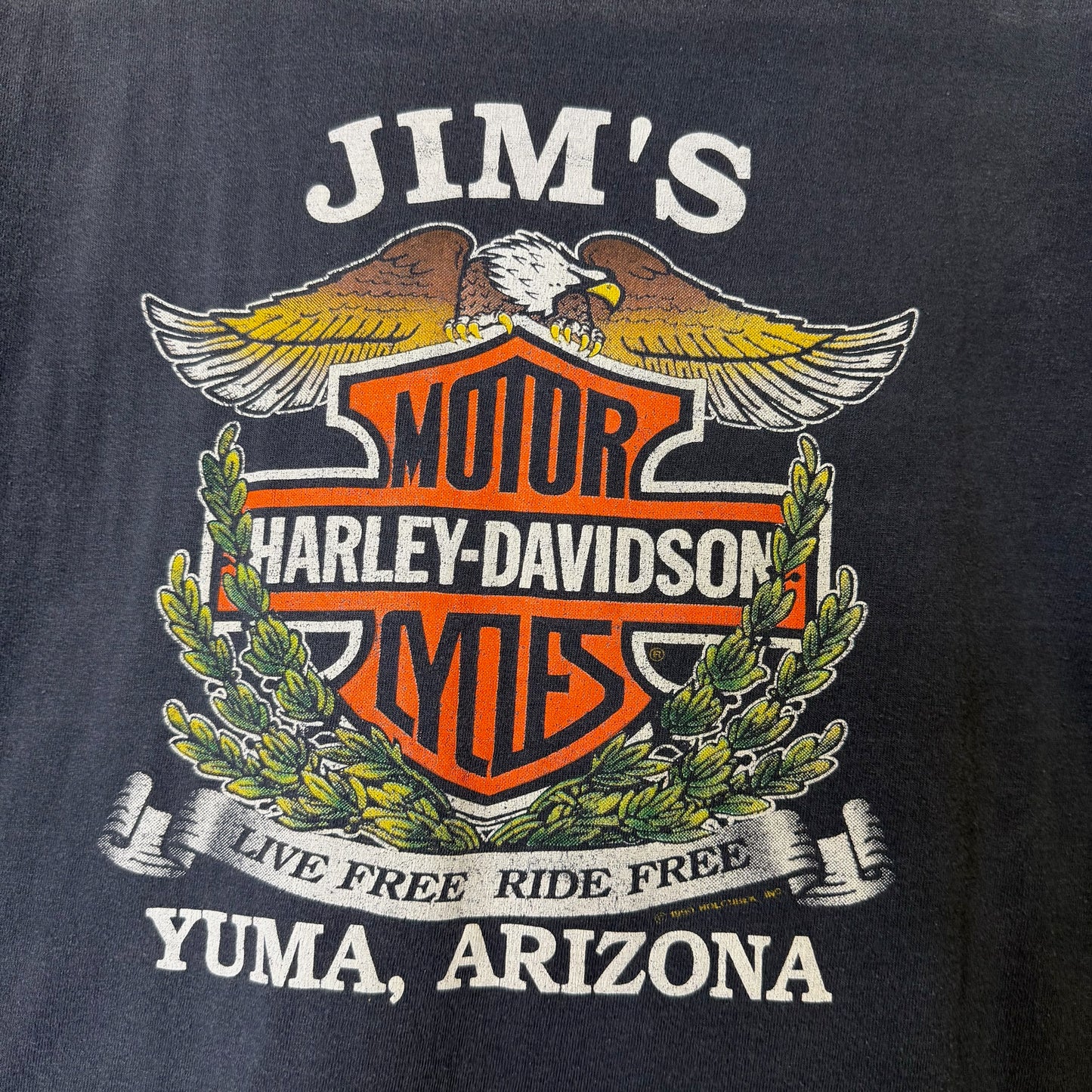 1990 Harley Davidson Arizona T-Shirt Sz XL (B1398)