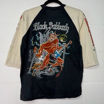 80s Black Sabbath Band Raglan T-Shirt