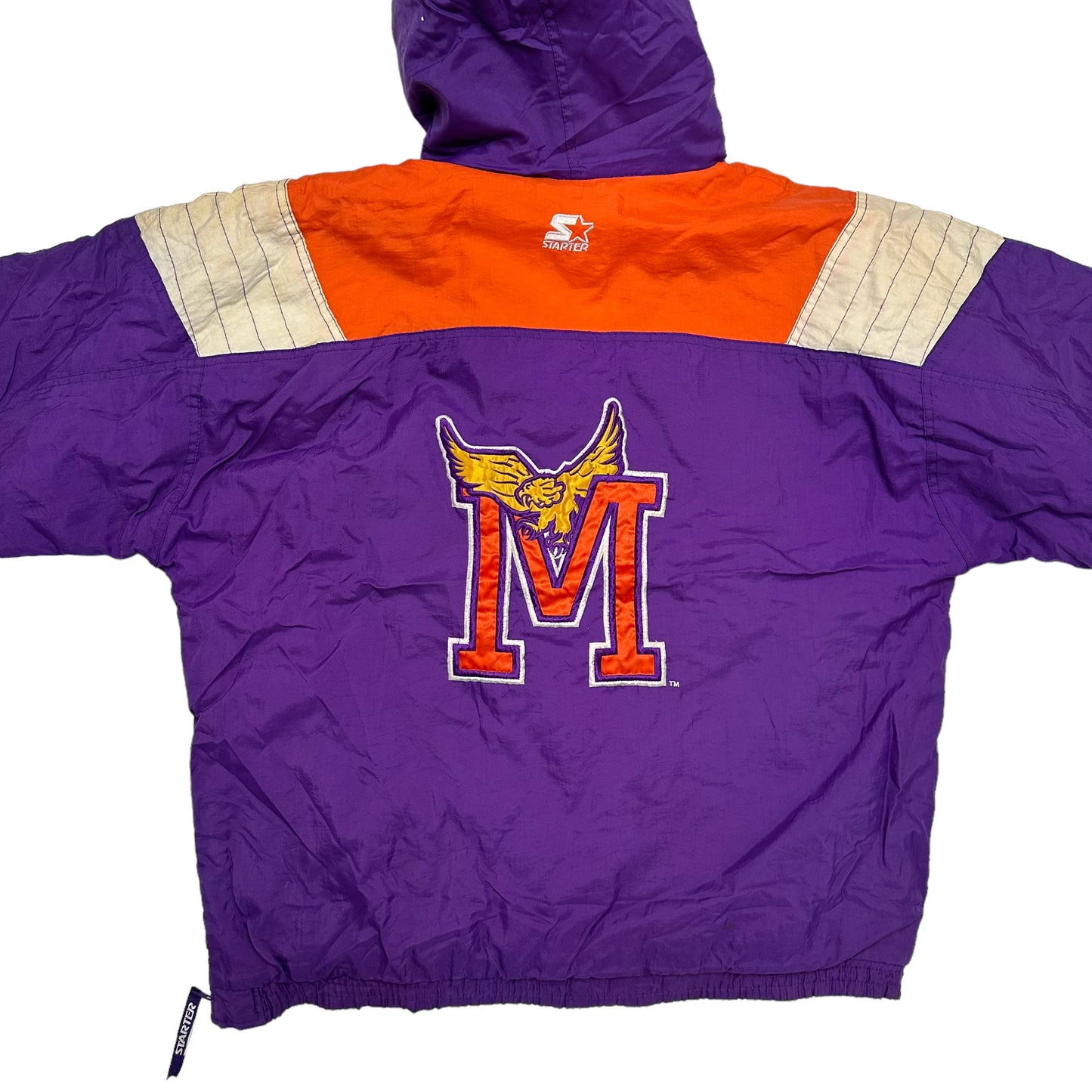 90s Minnesota State Screaming Eagles Starter Jacket Sz L (A3296)