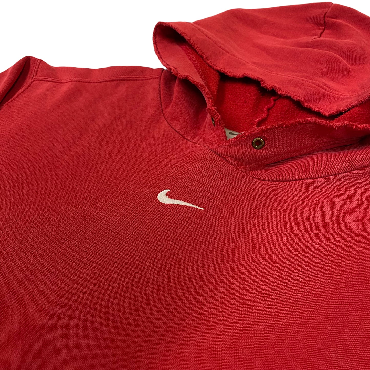 2000’s Nike Centre Swoosh Hoodie Red Sz L (A2297)