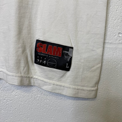 2000s Lebron James NBA SLAM Magazine Cover Cleveland Cavaliers T-Shirt Sz L (B576)