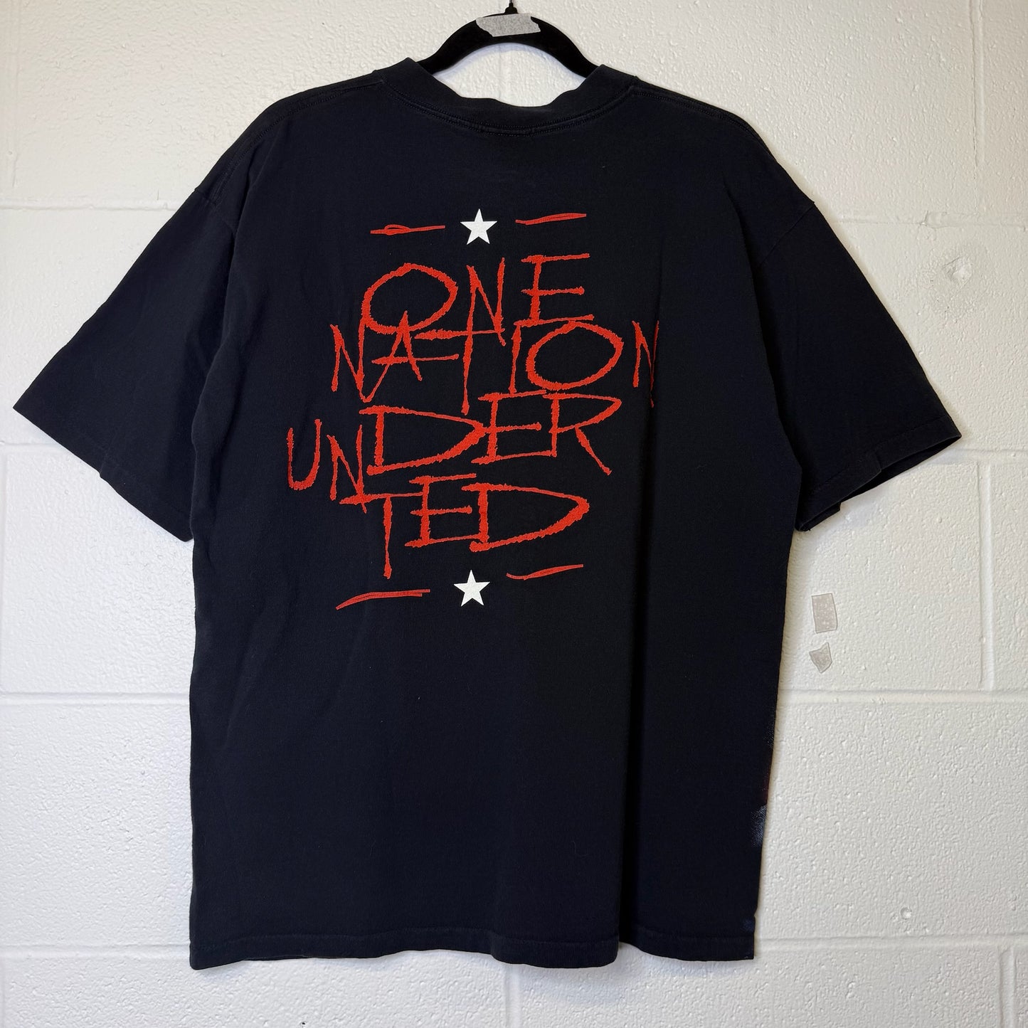 1999 Ted Nugent One Nation Under Ted Tour T-Shirt Sz L (A3039)