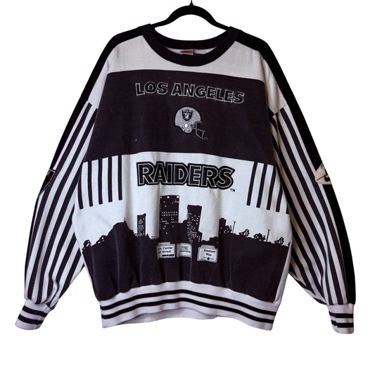 90s Nike Los Angeles Raiders NFL Crewneck Sz XL (B1491)