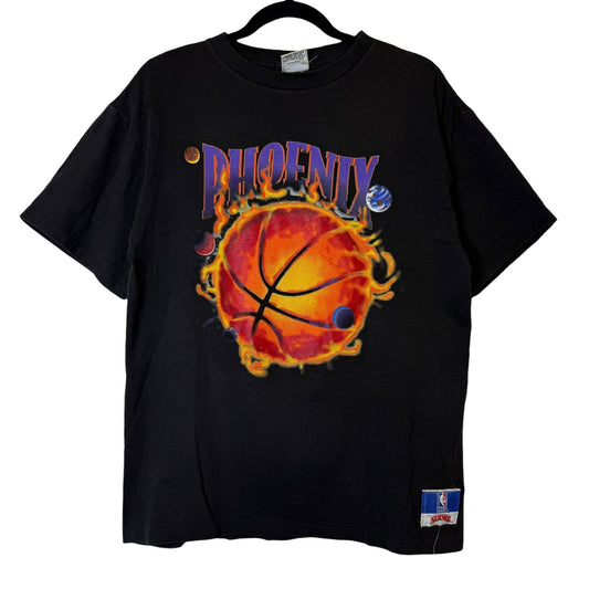 1993 Phoenix Suns NBA Nutmeg Breakthrough T-Shirt Sz XL (B2066)