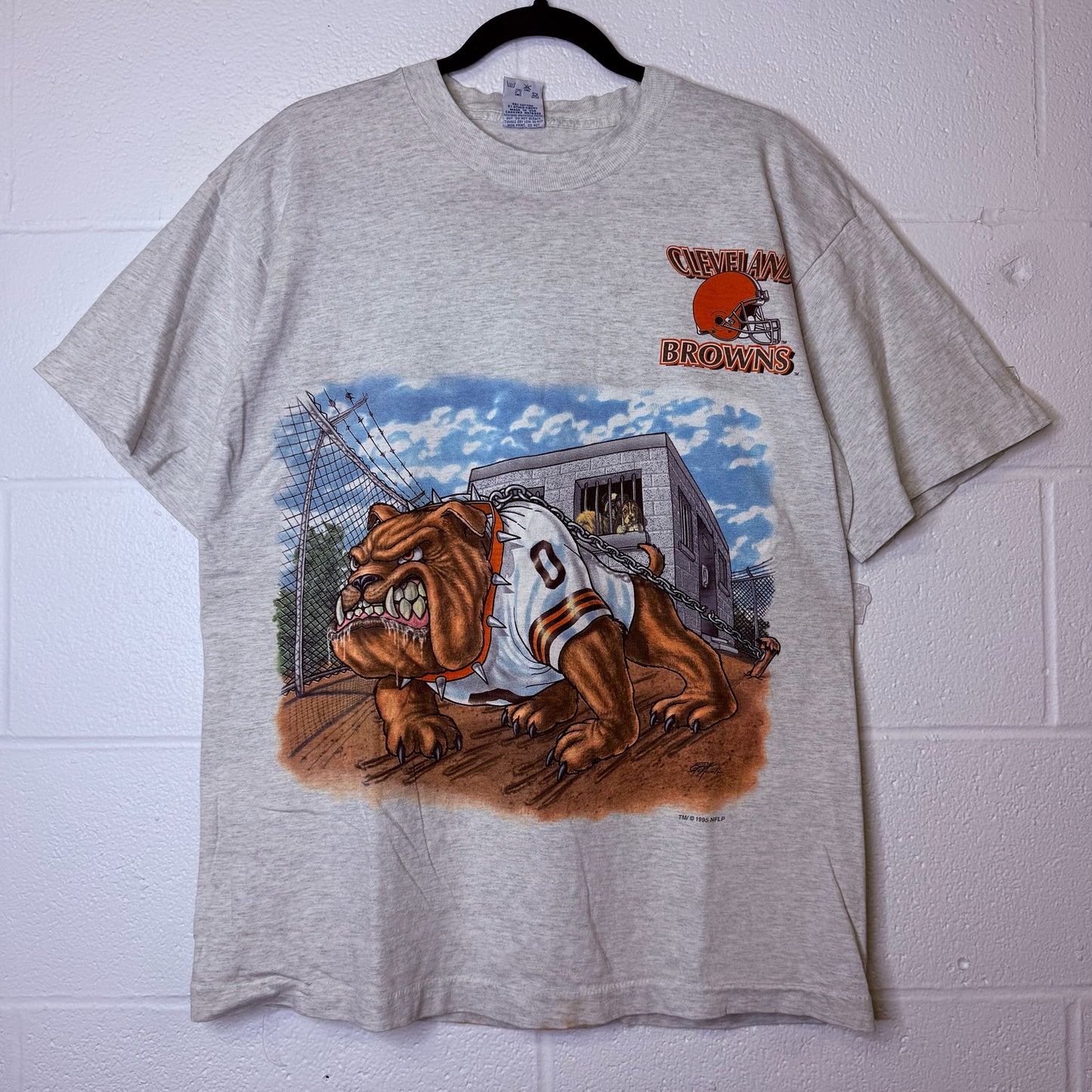 1995 Cleveland Browns NFL T-shirt Sz L (B2341)