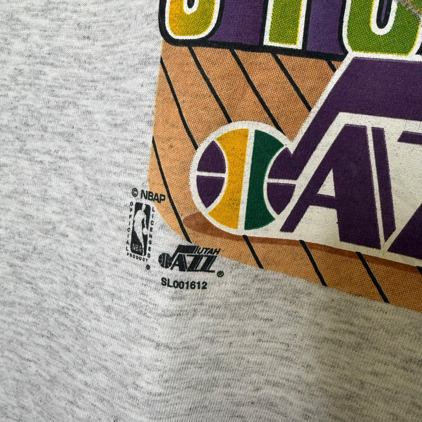 90s John Stockton NBA Utah Jazz Salem Caricature T-shirt Sz XL (X077)