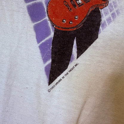 1983 April Wine Power Play Tour T-Shirt Sz M (B2498)