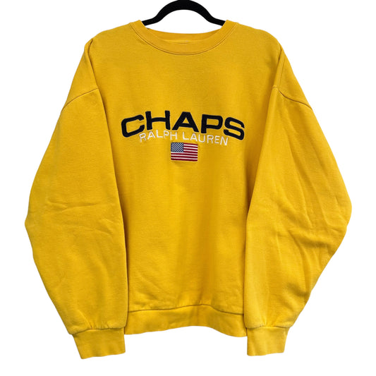 90's Chaps Ralph Lauren Spellout Crewneck Sz XL (A3514)