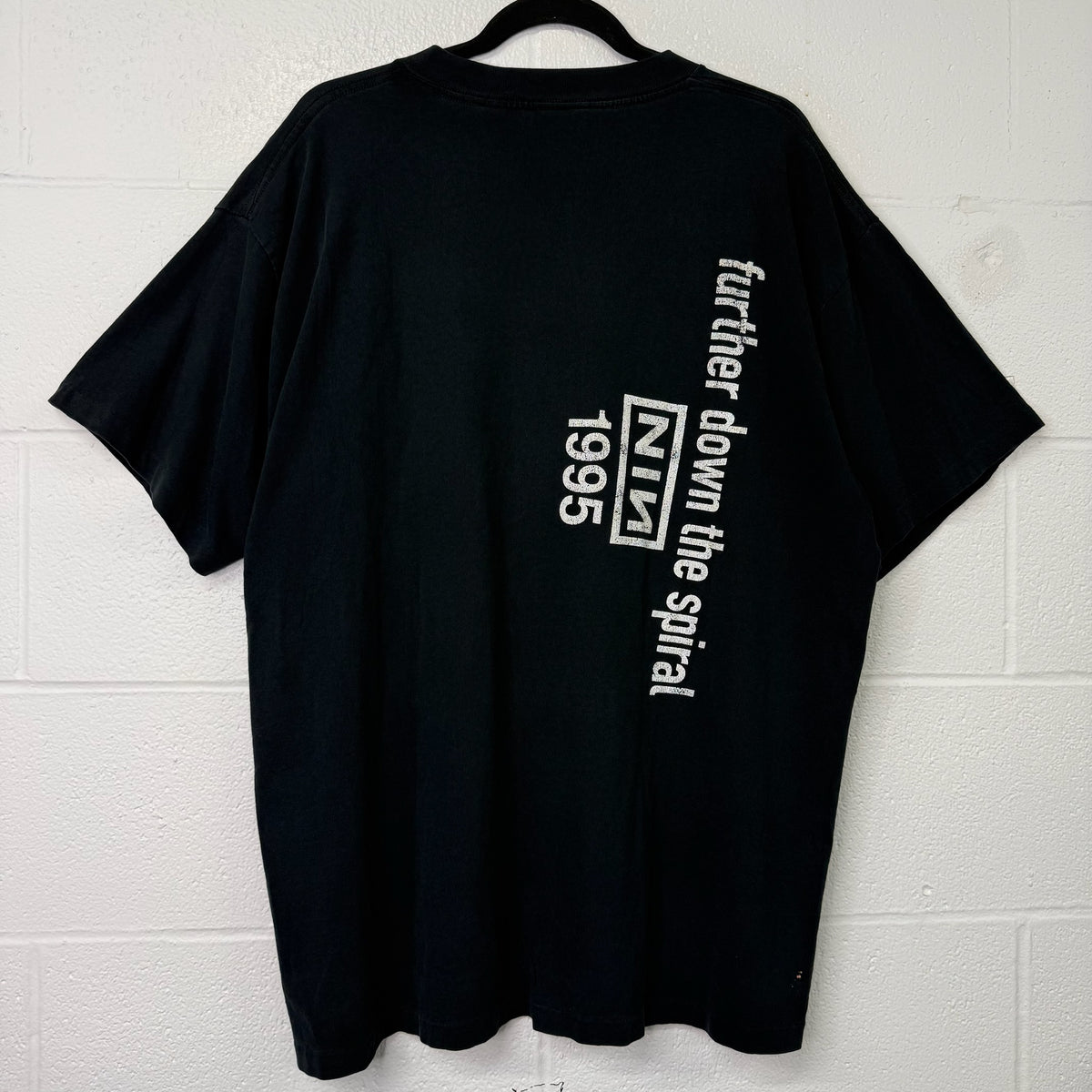 1995 Nine Inch Nails NIN Down The Spiral Rope Band T-Shirt Sz XL