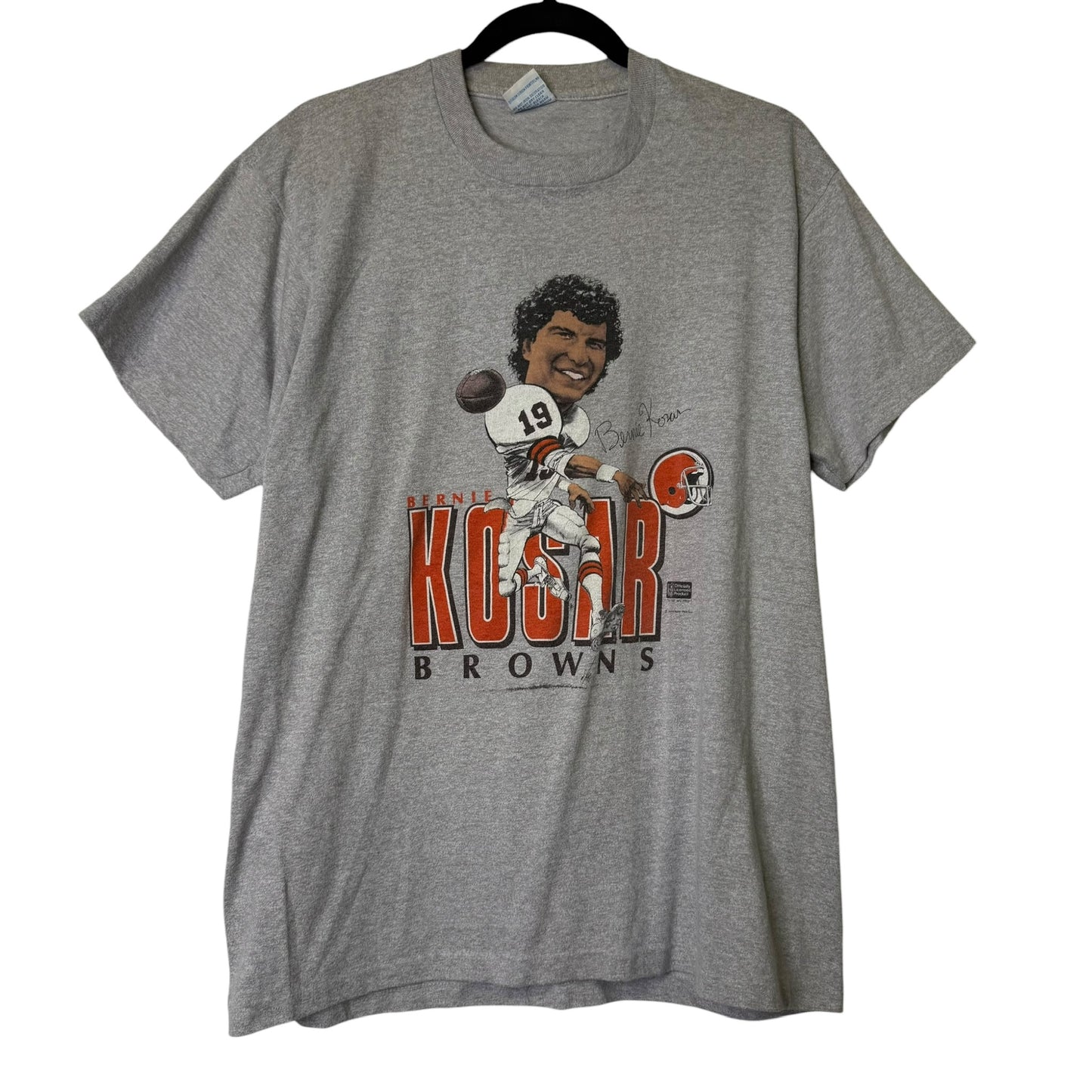 1987 Bernie Kosar Cleveland Browns NFL Salem T-shirt Sz XL (B1662)