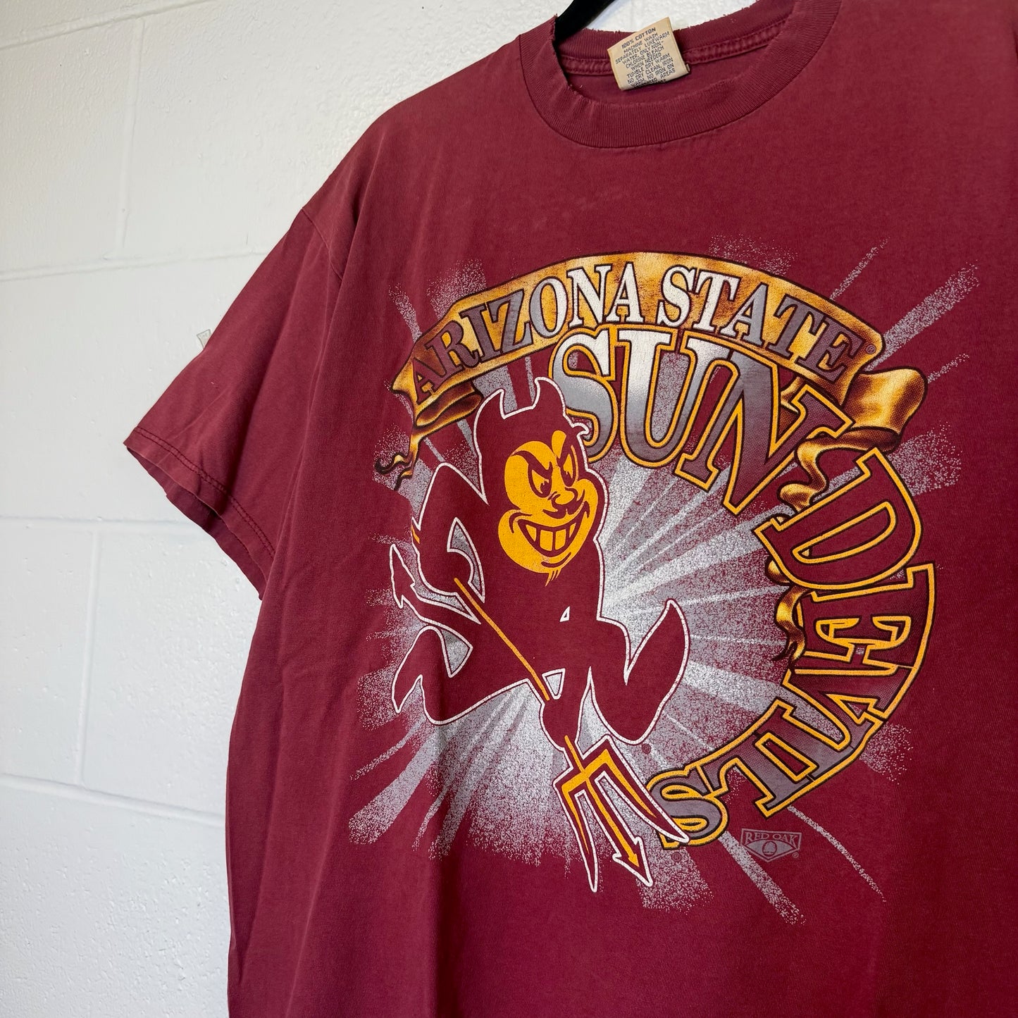 90s Arizona State Sun Devils NCAA T-Shirt Sz XL (B2884)