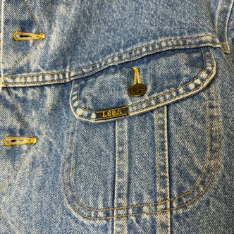 90's Lee Storm Rider Denim Coat Jacket (B1961)