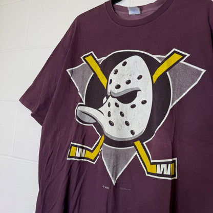 90's Mighty Ducks Starter NHL T-Shirt Sz XL (B2908)