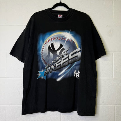 2000 New York Yankees MLB T-shirt Sz XL (B1679)