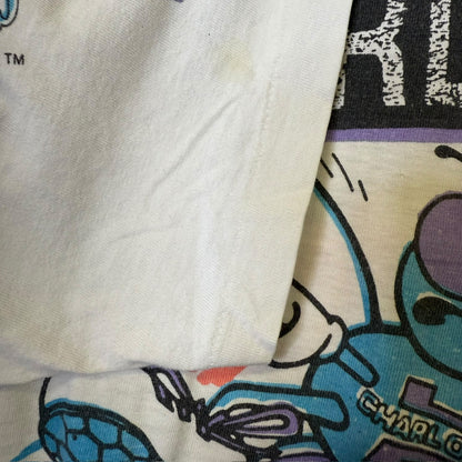 90s Charlotte Hornets Magic Johnson T's NBA AOP Sz 2XL