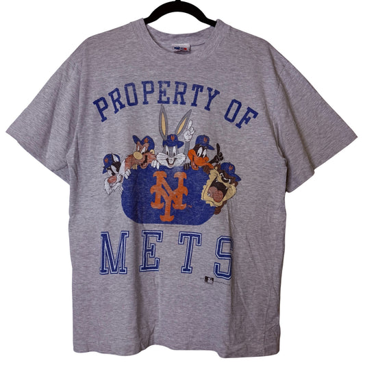 1991 New York Mets Tunes Looney Tunes NFL T-Shirt (B2337)