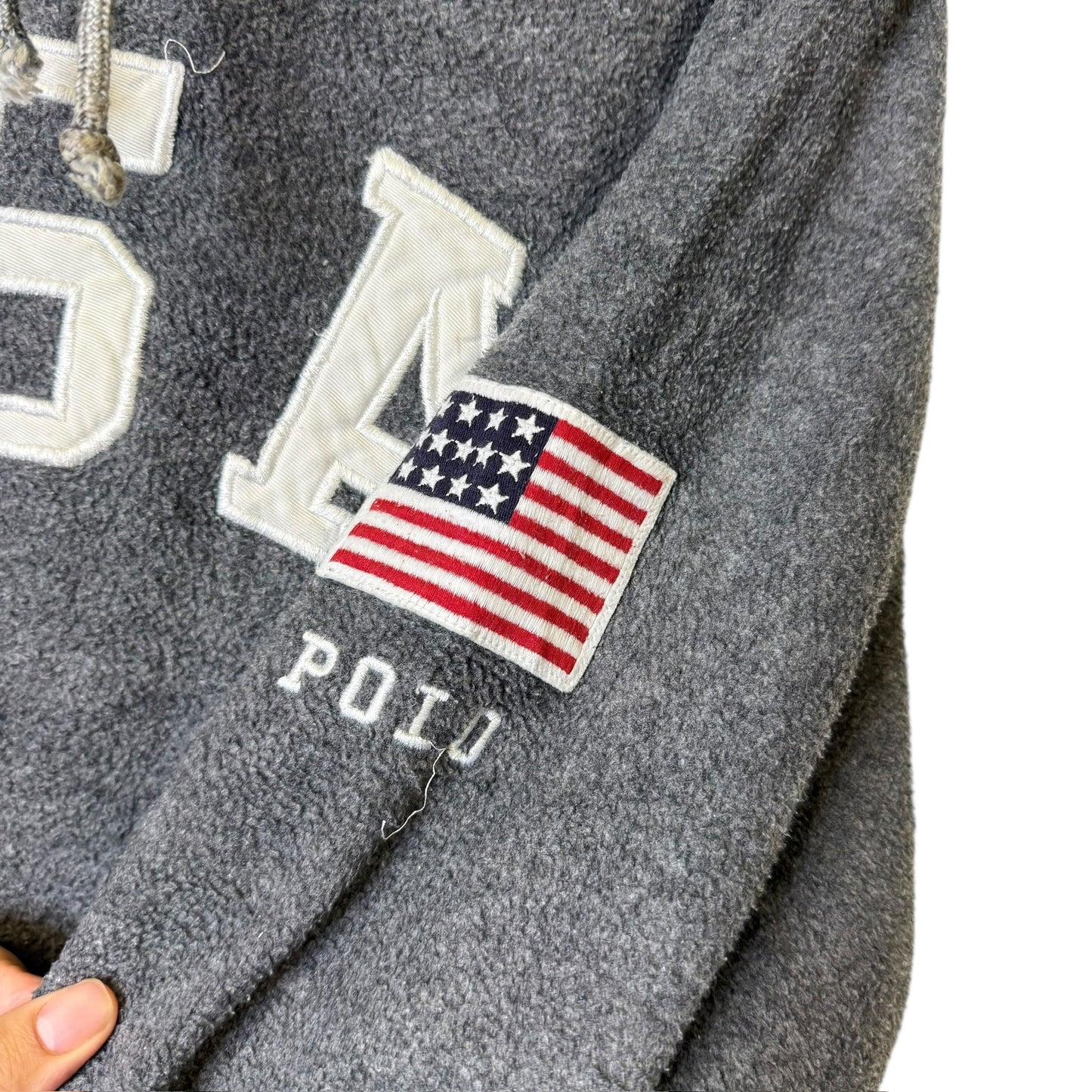 90's Polo Sport USA Hoodie Sz M (B1940)
