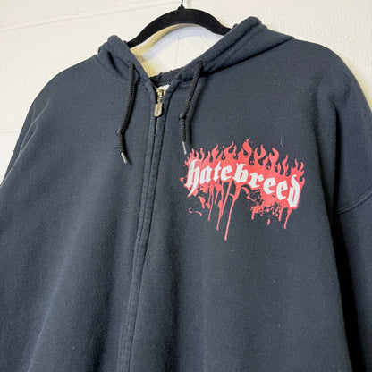 2000s Hatebreed Everyone Bleeds Now Hoodie Sz 2XL (B2237)