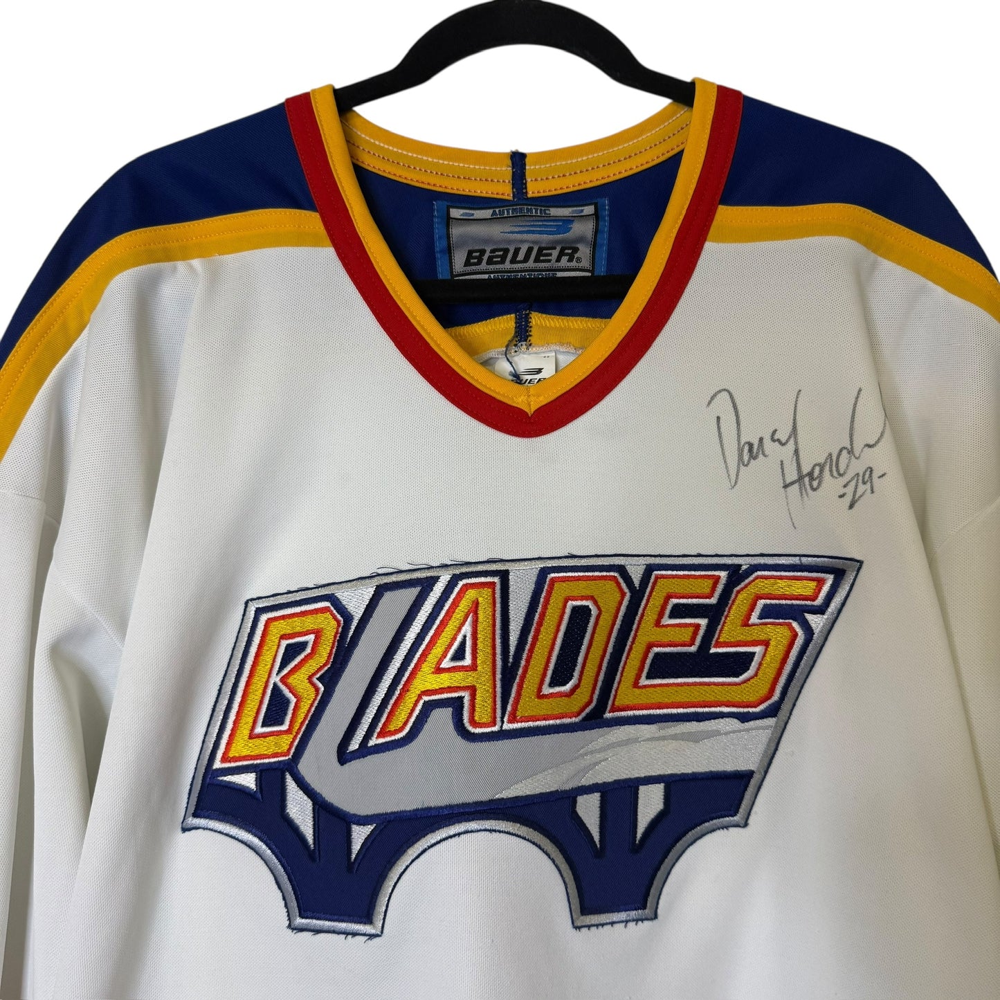 2000s Saskatoon Blades Darcy Hordichuk Hockey Jersey