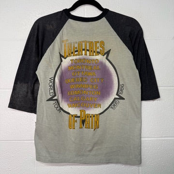 1986 Motley Crue Band Raglan T-Shirt Sz M