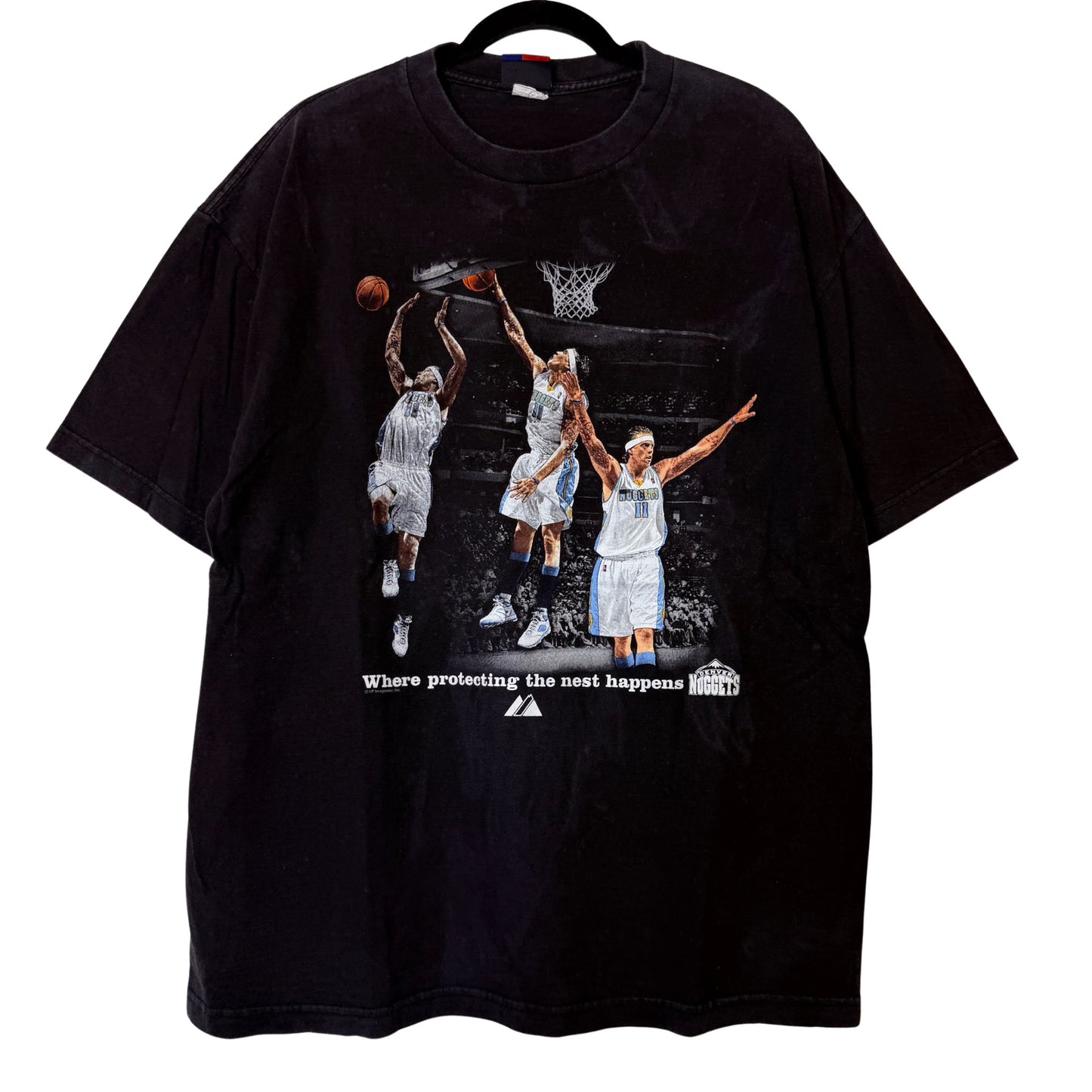 90s Denver Nuggets Chris Andersen Majestics T-Shirt (B2537)