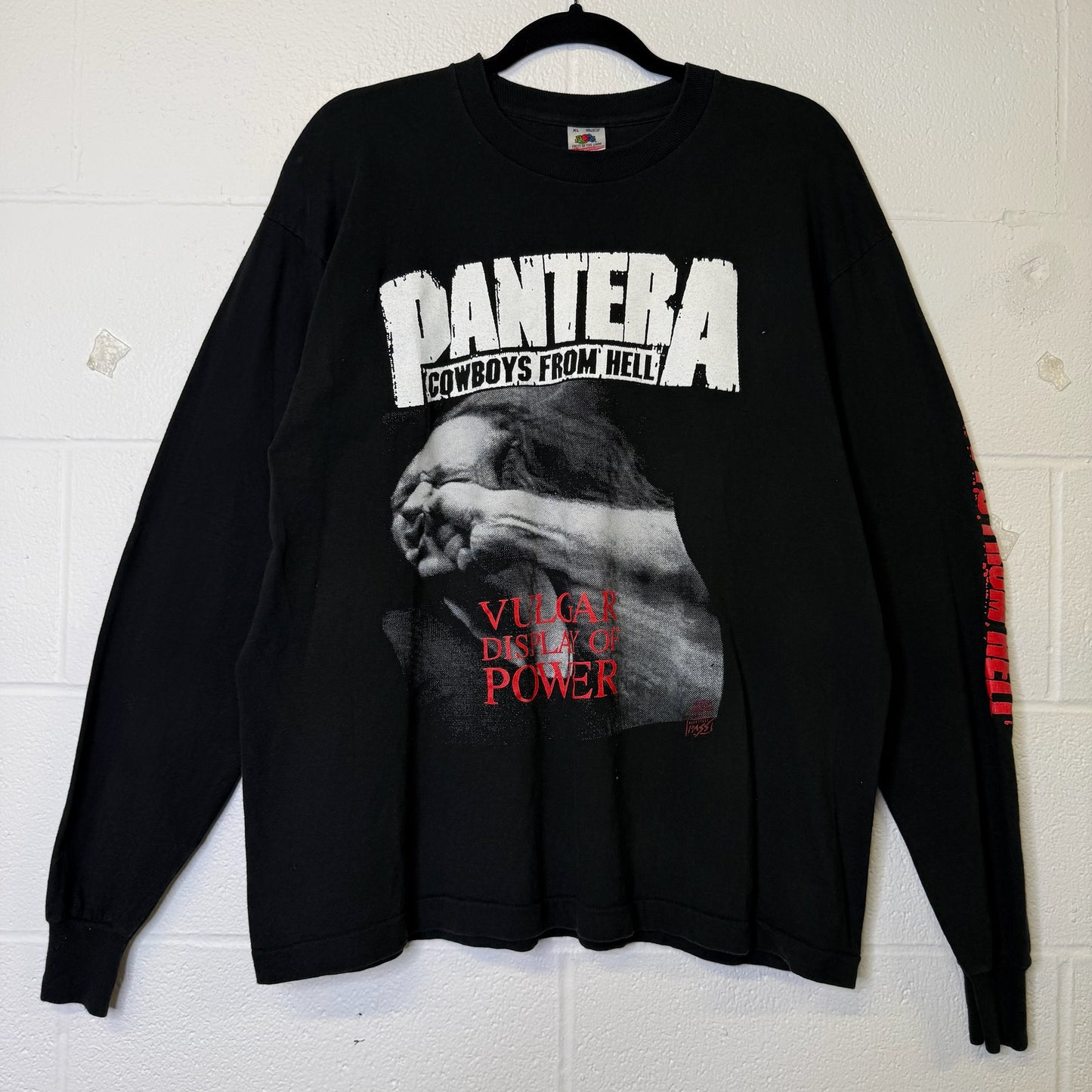 90s Pantera Band Long Sleeve Shirt Sz XL (B2372)