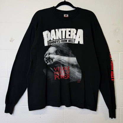 90s Pantera Band Long Sleeve Shirt Sz XL (B2372)