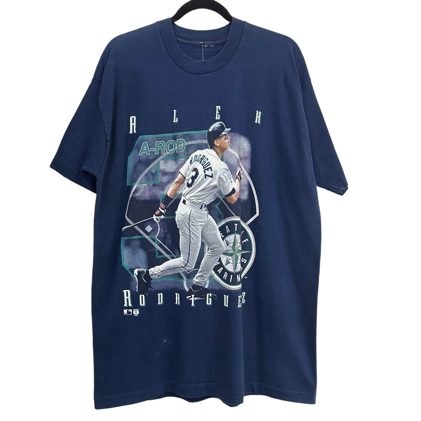 90s Alex Rodriguez Seattle Mariners T-shirt Sz L (A3422)